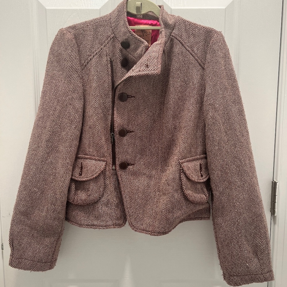 Tweed Blazer Coat